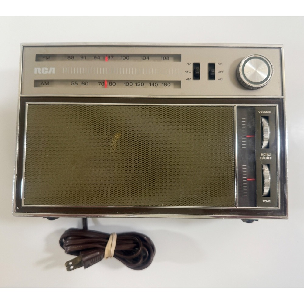 RCA RZM178T Charcoal Brown‎ Made In Japan TESTED WORKS w/ AC & DC Power